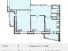 Схема квартиры в проекте "Афродита"- #2025796351