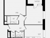 Схема квартиры в проекте "Балтийский"- #1890600364