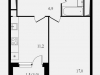 Схема квартиры в проекте "Балтийский"- #941715135