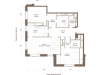 Схема квартиры в проекте "Barkli Residence (Баркли Резиденс)"- #2106093476