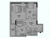 Схема квартиры в проекте "Цветной Бульвар"- #1204444626