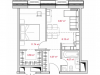 Схема квартиры в проекте "D1"- #1682818542
