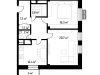 Схема квартиры в проекте "Дом на Изумрудной"- #2142797147