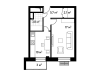 Схема квартиры в проекте "Дом на Изумрудной"- #414411638