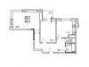 Схема квартиры в проекте "Дом на Расковой"- #636144373