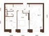 Схема квартиры в проекте "Домашний Марьино"- #1056088325