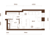 Схема квартиры в проекте "Домашний Марьино"- #174451618