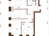 Схема квартиры в проекте "Домашний Марьино"- #1425311098