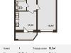 Схема квартиры в проекте "Домодедово парк"- #821673682