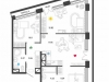 Схема квартиры в проекте "Донской квартал"- #1679305531