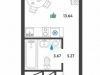 Схема квартиры в проекте "Донской квартал"- #1787232926