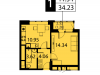 Схема квартиры в проекте "Филатов луг"- #480429464