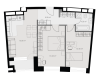 Схема квартиры в проекте "Фили Град"- #743685771