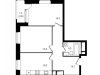Схема квартиры в проекте "Фонвизинский"- #1296761316