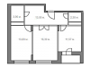 Схема квартиры в проекте "Горельники"- #999973202