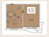 Схема квартиры в проекте "Грильяж"- #1927838109
