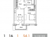 Схема квартиры в проекте "Карамель"- #1555736473
