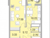 Схема квартиры в проекте "Каширка.Like"- #102588762