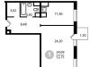 Схема квартиры в проекте "Концепт House"- #1349796178