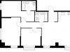 Схема квартиры в проекте "Красноказарменная 15"- #1329899259
