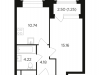 Схема квартиры в проекте "КутузовGrad II"- #302494201