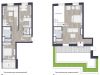 Схема квартиры в проекте "Кварта"- #1128022285
