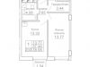 Схема квартиры в проекте "Квартал 9-18"- #44580922