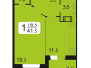 Схема квартиры в проекте "Лермонтова, 10"- #290656125