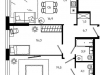 Схема квартиры в проекте "Level Донской"- #396443076