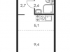 Схема квартиры в проекте "Люблинский парк"- #953185185