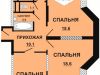 Схема квартиры в проекте "Маяковский"- #935590876