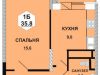 Схема квартиры в проекте "Маяковский"- #1179825753