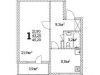 Схема квартиры в проекте "Метелица"- #71650682