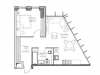 Схема квартиры в проекте "Mitte"- #1589914928
