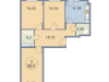 Схема квартиры в проекте "Московская, 21"- #491273693