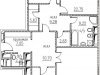 Схема квартиры в проекте "на Молодогвардейской"- #419960087