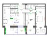 Схема квартиры в проекте "На Пришвина"- #1604823264