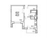 Схема квартиры в проекте "на Расковой"- #23855625