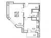 Схема квартиры в проекте "на Расковой"- #245432726