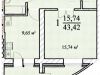 Схема квартиры в проекте "на ул. Металлургов"- #299554088
