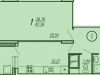 Схема квартиры в проекте "на ул. Островского"- #558808738
