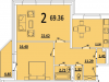 Схема квартиры в проекте "на ул. Советская"- #13333336