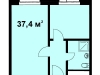 Схема квартиры в проекте "Nova Алексеевская"- #902918128