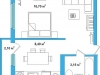 Схема квартиры в проекте "Новое Сватково"- #506309113