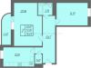 Схема квартиры в проекте "Новоселки"- #2056242828