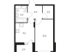 Схема квартиры в проекте "Одинцово-1"- #688043254