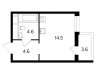 Схема квартиры в проекте "Одинград. Кварталы Лесной и Центральный"- #1947645401