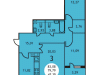 Схема квартиры в проекте "Ольховка"- #967364954