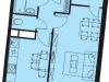 Схема квартиры в проекте "Опалиха О3"- #1681078351