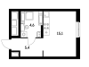 Схема квартиры в проекте "Оранж Парк"- #1143641298